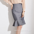 Loose Casual Office Lady Sexy Vent Skirt Dress
